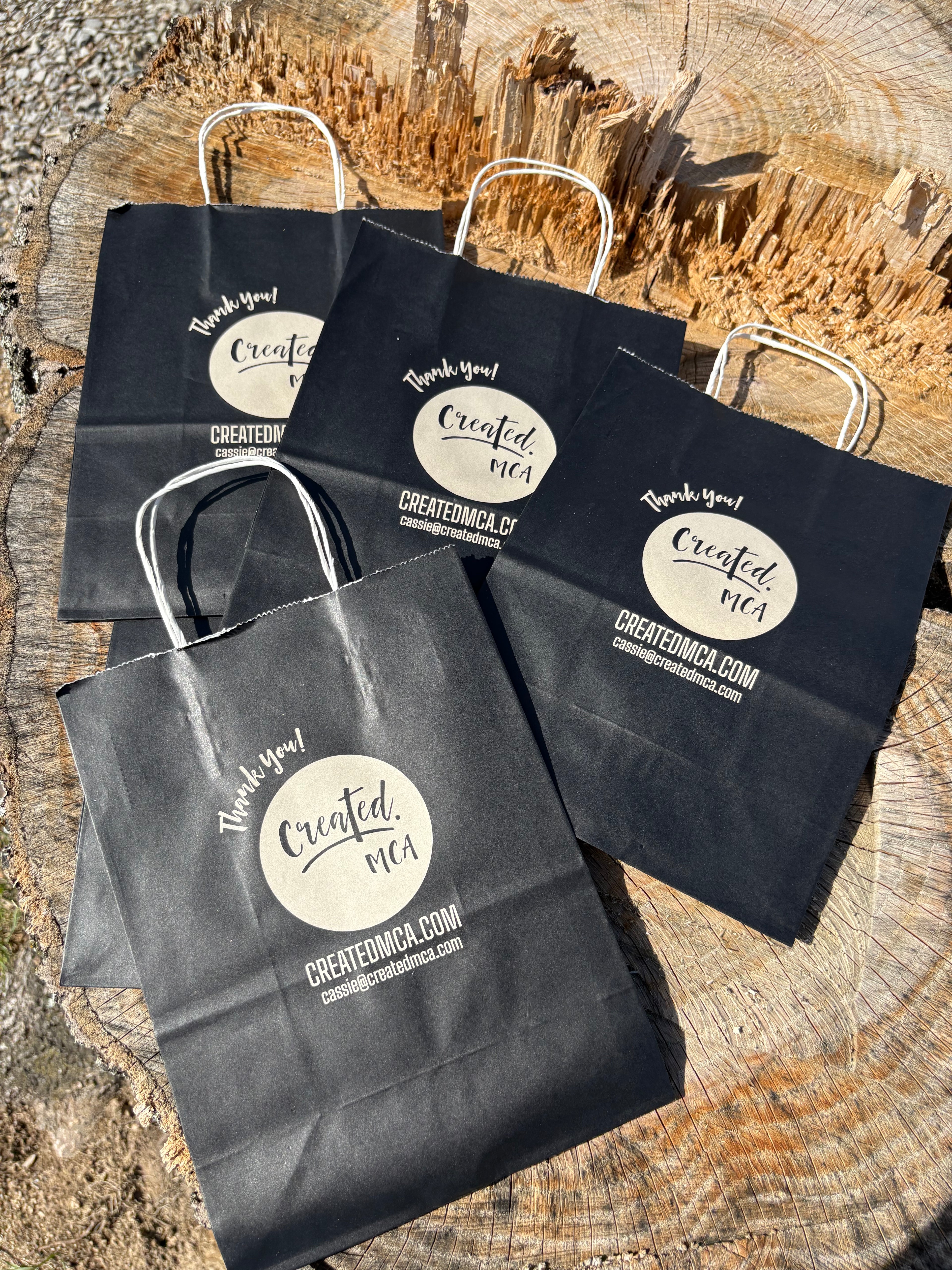 Customized logo shopping bags