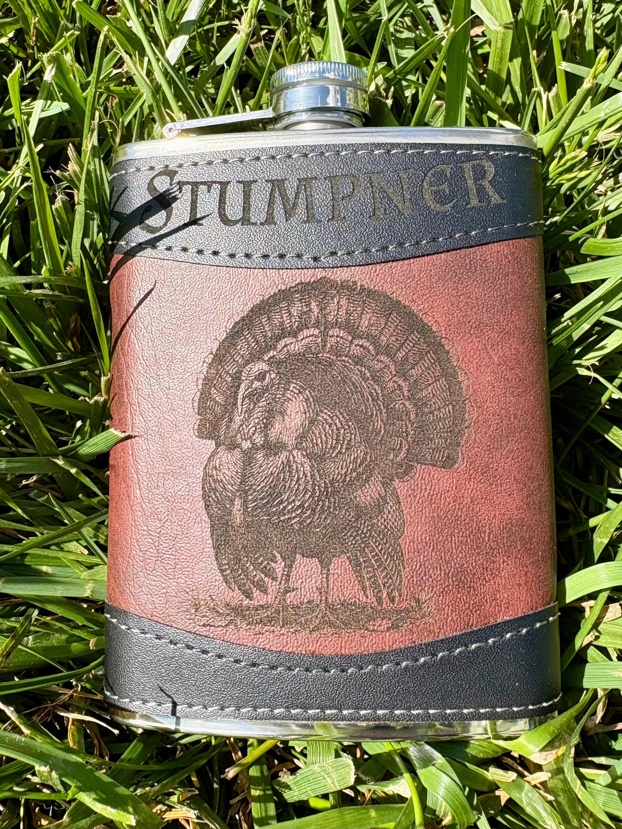 Leather Wrapped Flask