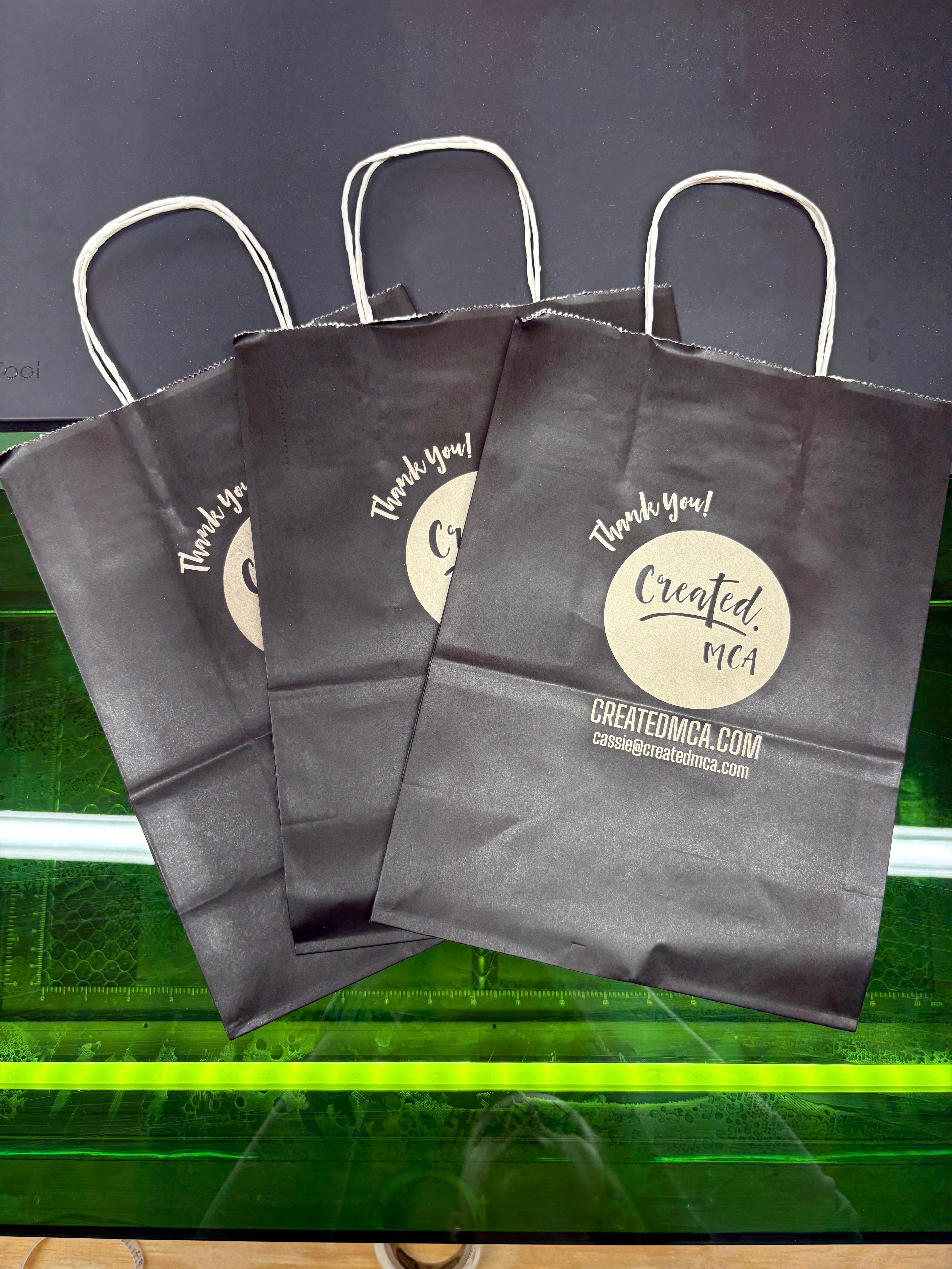 Customized logo shopping bags
