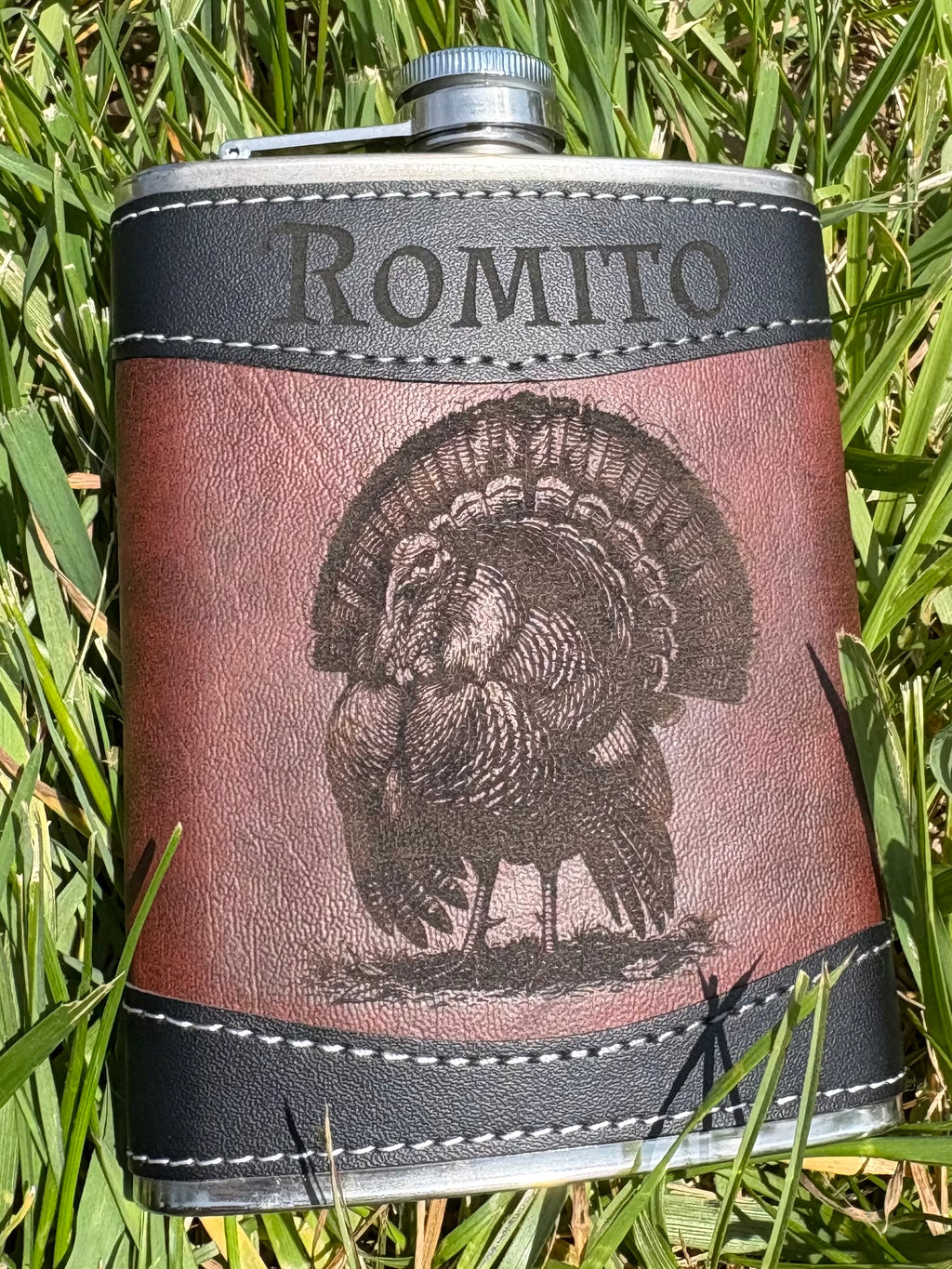 Leather Wrapped Flask