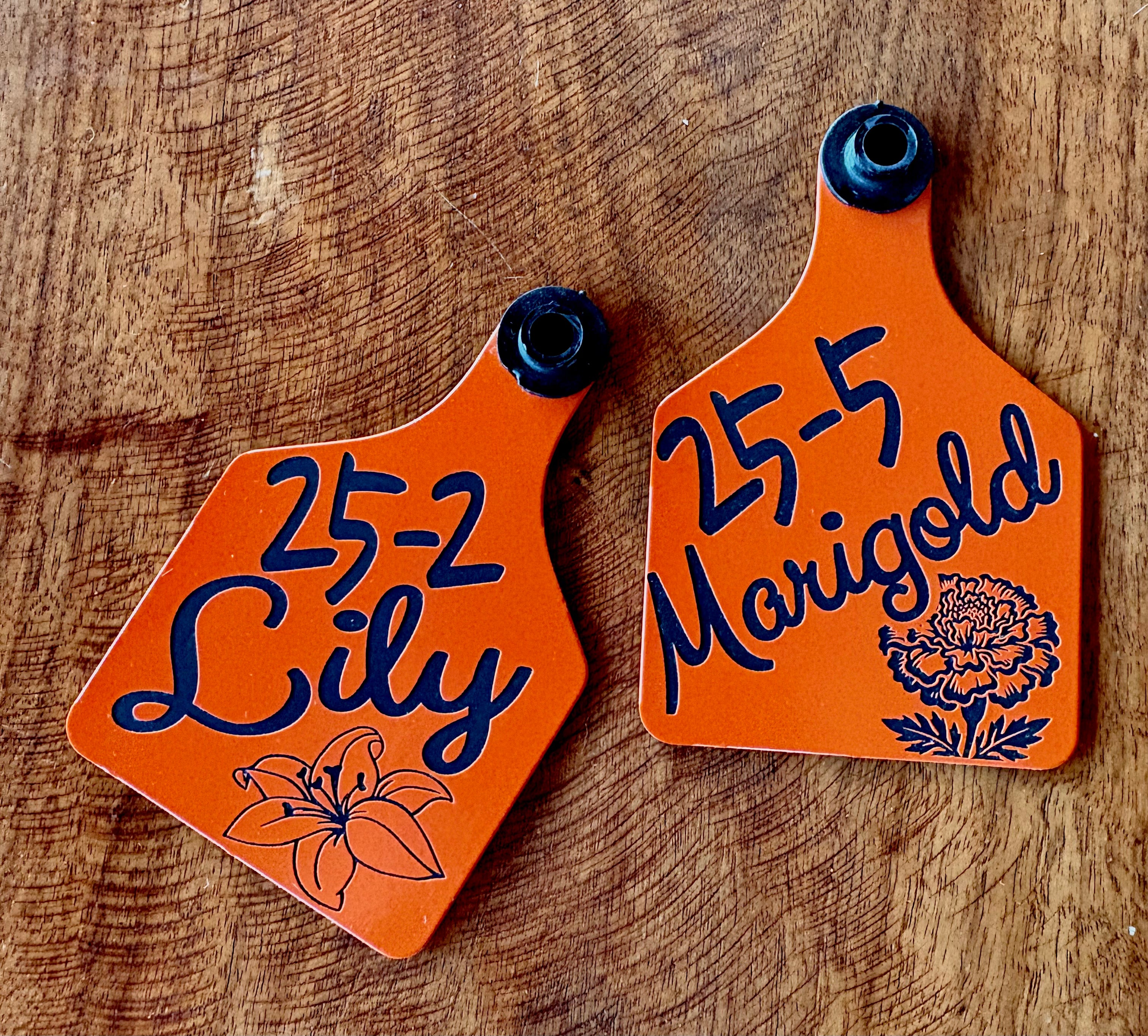 Custom Cattle Tags