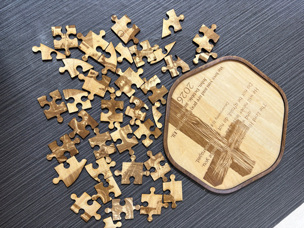 Custom engraved puzzle