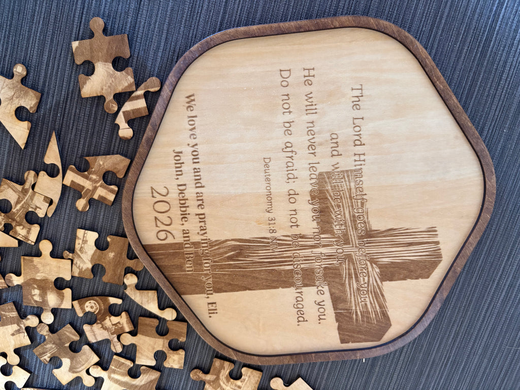 Custom engraved puzzle