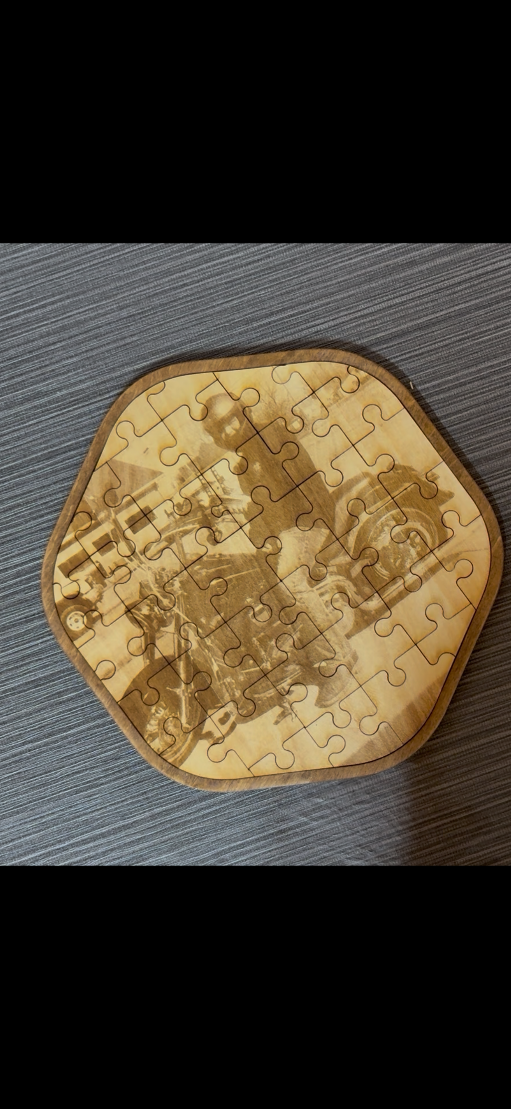 Custom engraved puzzle