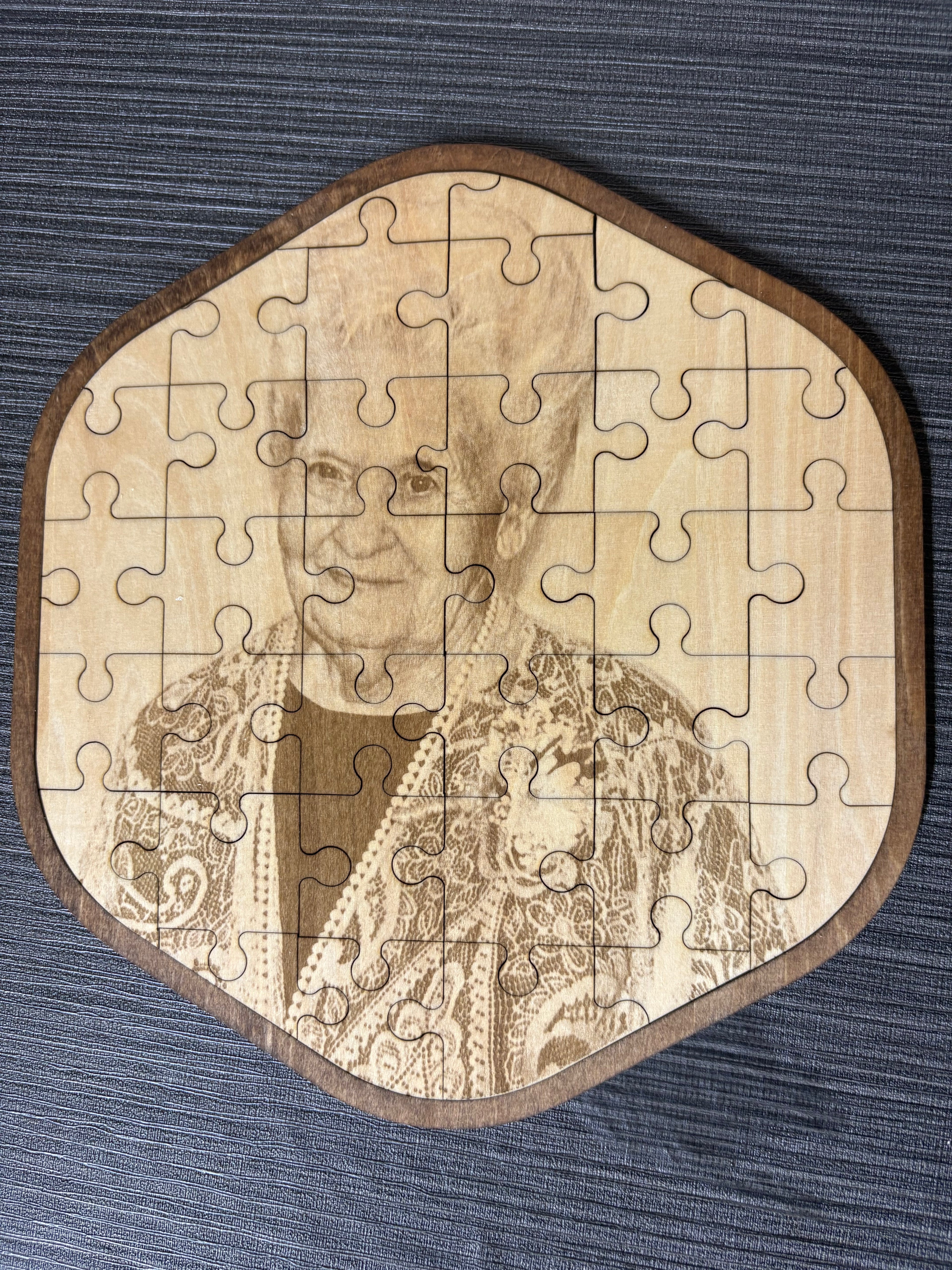 Custom engraved puzzle