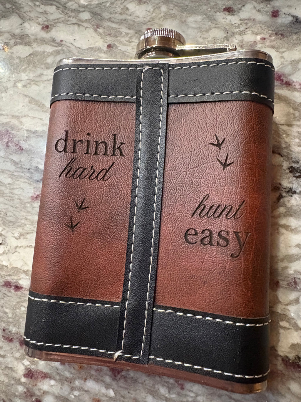 Leather Wrapped Flask