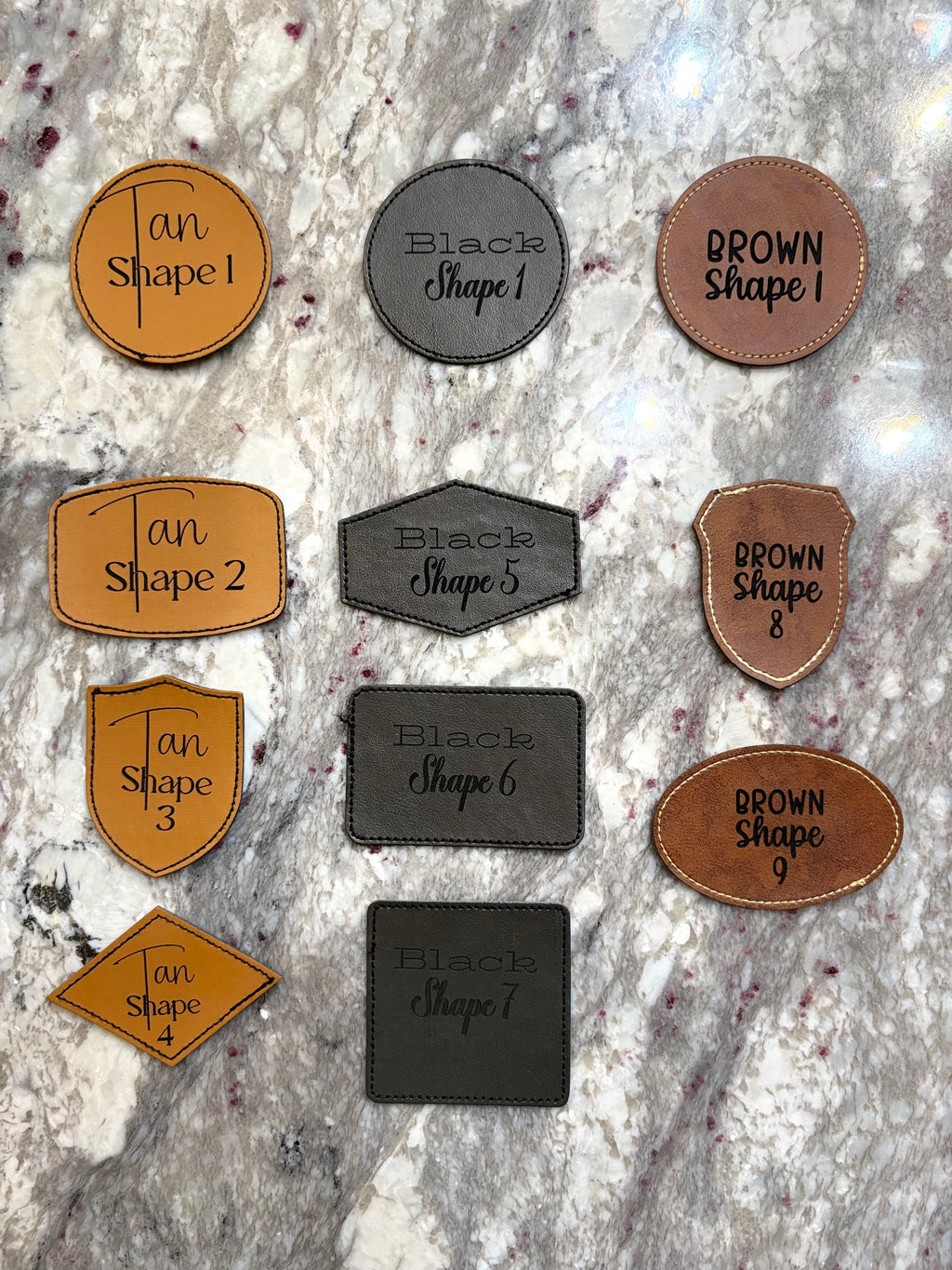 Leather Hat Patches