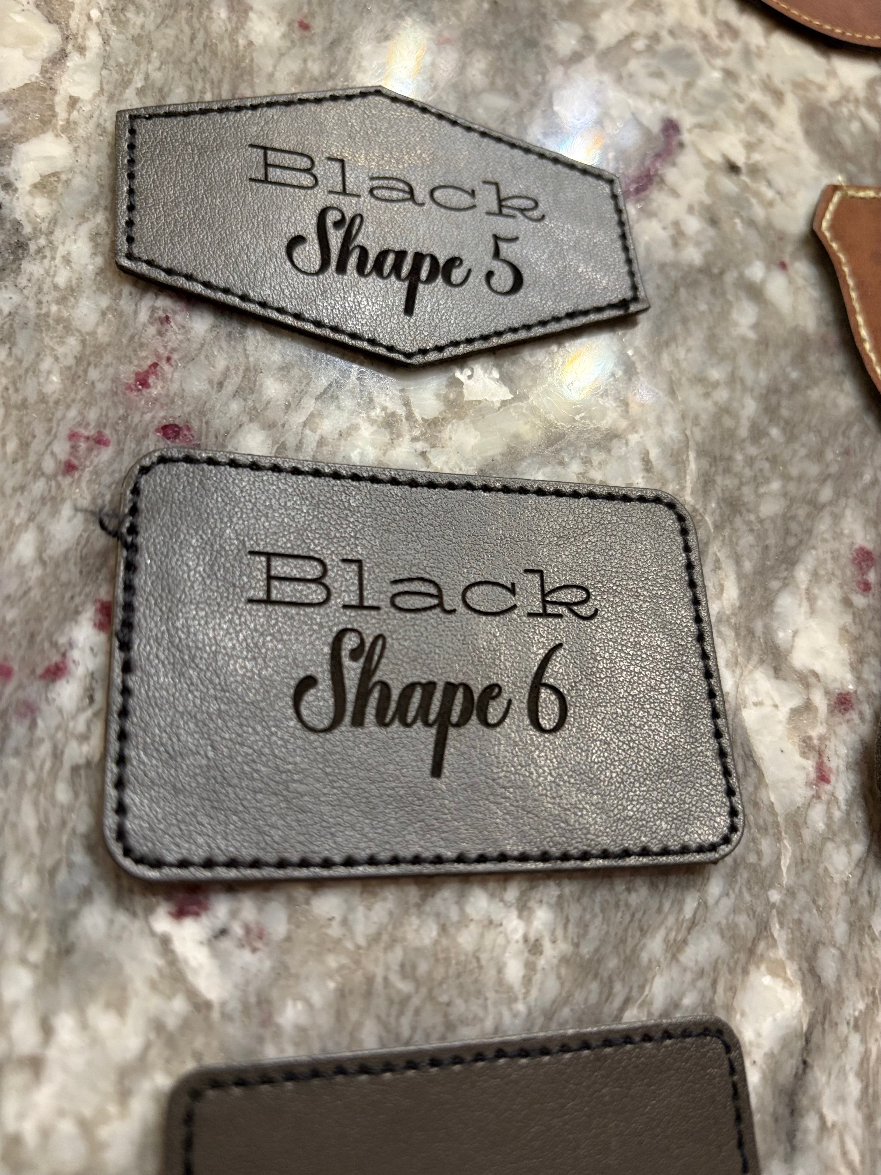 Leather Hat Patches