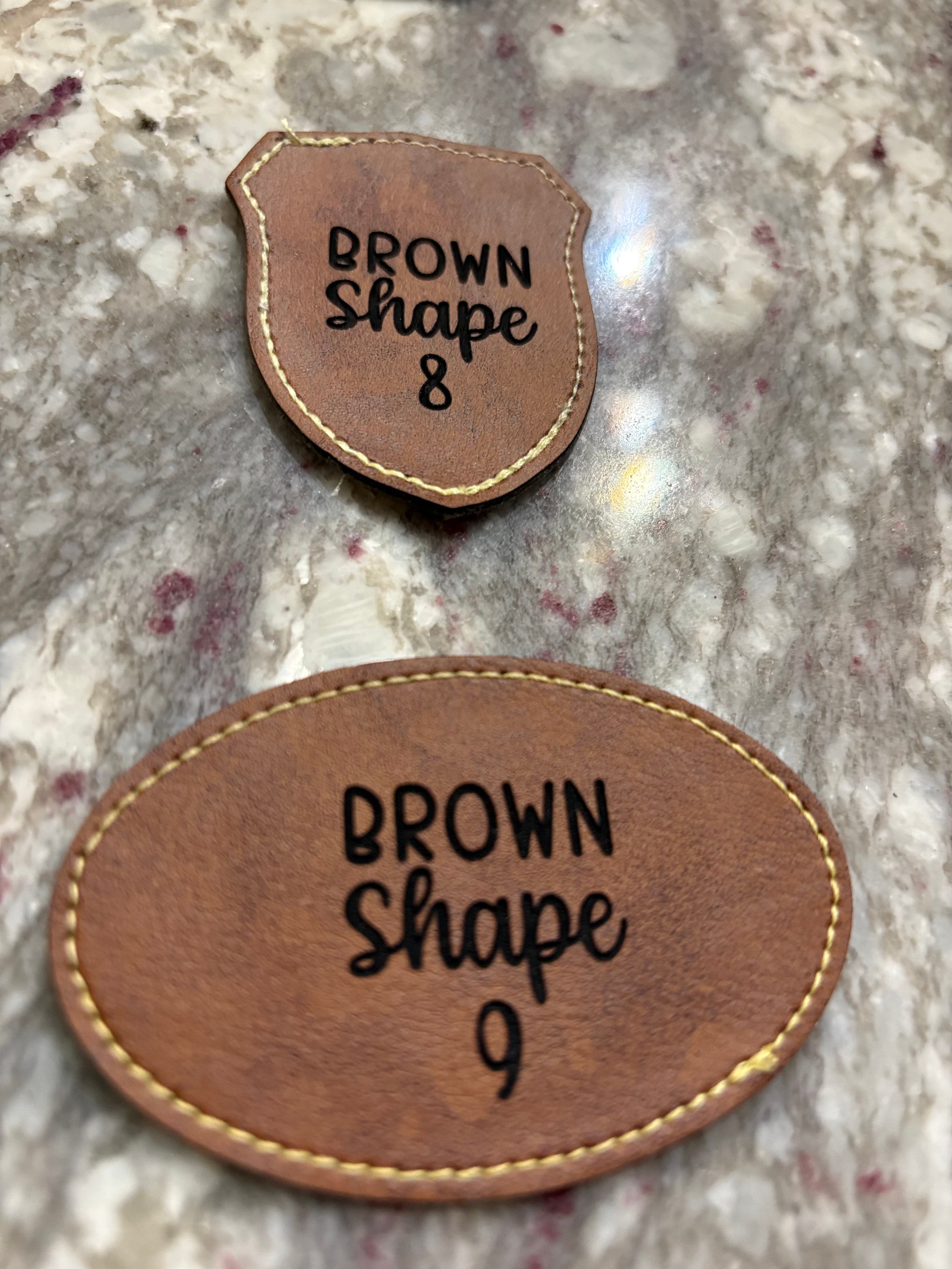 Leather Hat Patches